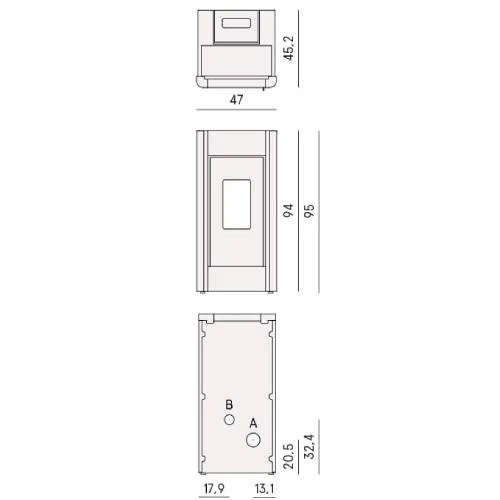 Cadel Sweet 7 Pelletofen 7 KW – Bild 5