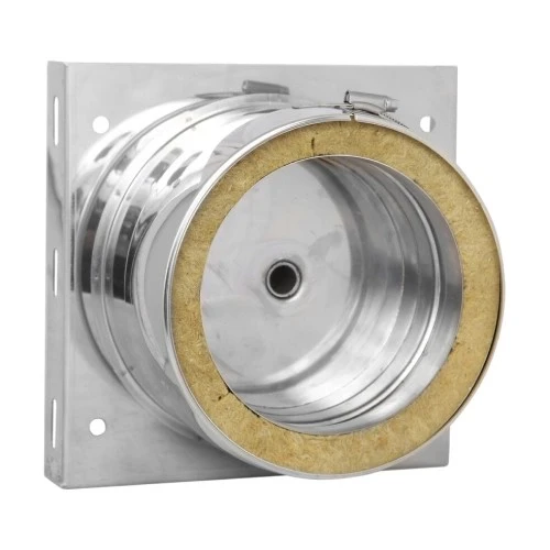 Grundplatte Mit Kondensatablauf Unten Und 1/2“ Nippel - Doppelwandig - TEC-DW-Standard – Bild 2