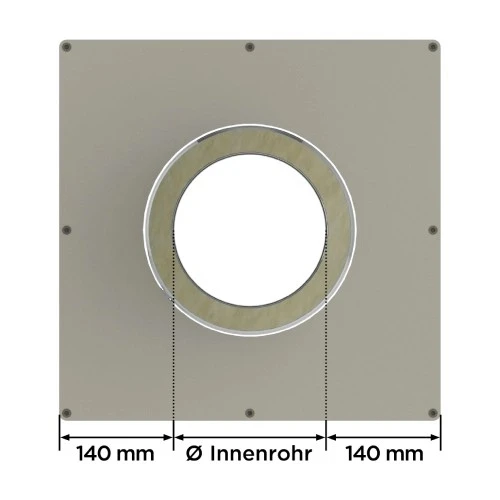 Wanddurchführung Kürzbar Für Wandstärken Bis 240 Mm - Tecnovis LUX-NOVA – Bild 8