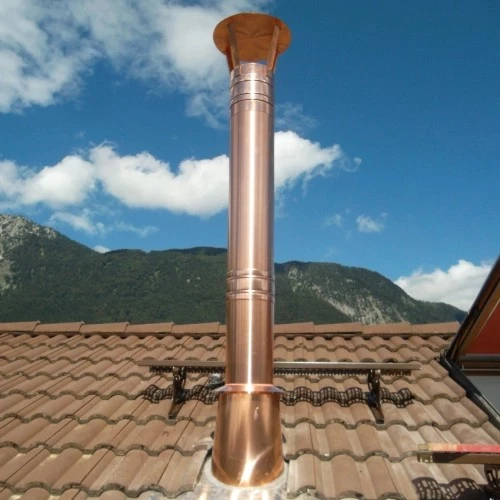 Kupferschornstein Doppelwandig Bausatz Ø 115 Mm – Tecnovis TEC-DW-Classic – Bild 3