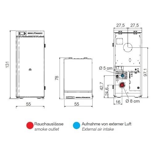 Edilkamin Gora 22 Pelletkessel 21,5 KW – Bild 4
