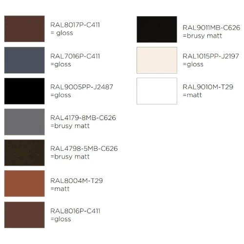 Kaminverkleidung Stülpkopf Furado L=1500 Mm "Lackiert" - Tecnovis TEC-LS-F – Bild 3