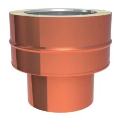 Übergang Einwandig - Doppelwandig Aus Kupfer - Tecnovis TEC-DW-Classic