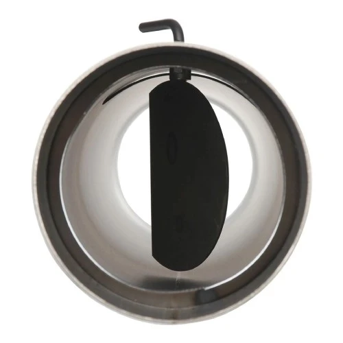 Ofenrohr - Winkelrohr (Schenkellänge 450/700 Mm) - Set Für Anschluss Oben - Schwarz - Tecnovis TEC-Stahl – Bild 2