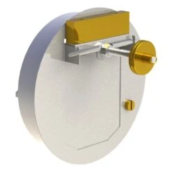 Zugbegrenzer Rund, Edelstahl, Mit Überdruckklappe - Tecnovis TEC-EW-Classic