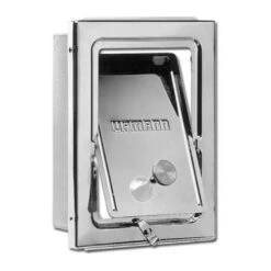 Zugbegrenzer Aus Edelstahl 210x140 Mm Mit Schiebestutzen 150 Mm Für Reinigungselement - Tecnovis TEC-EW-Classic